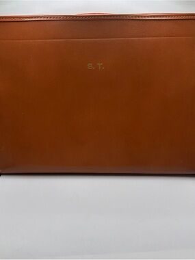 Vintage Mid Century DOPP Chicago Top Grade Cowhide Leather Portfolio Briefcase